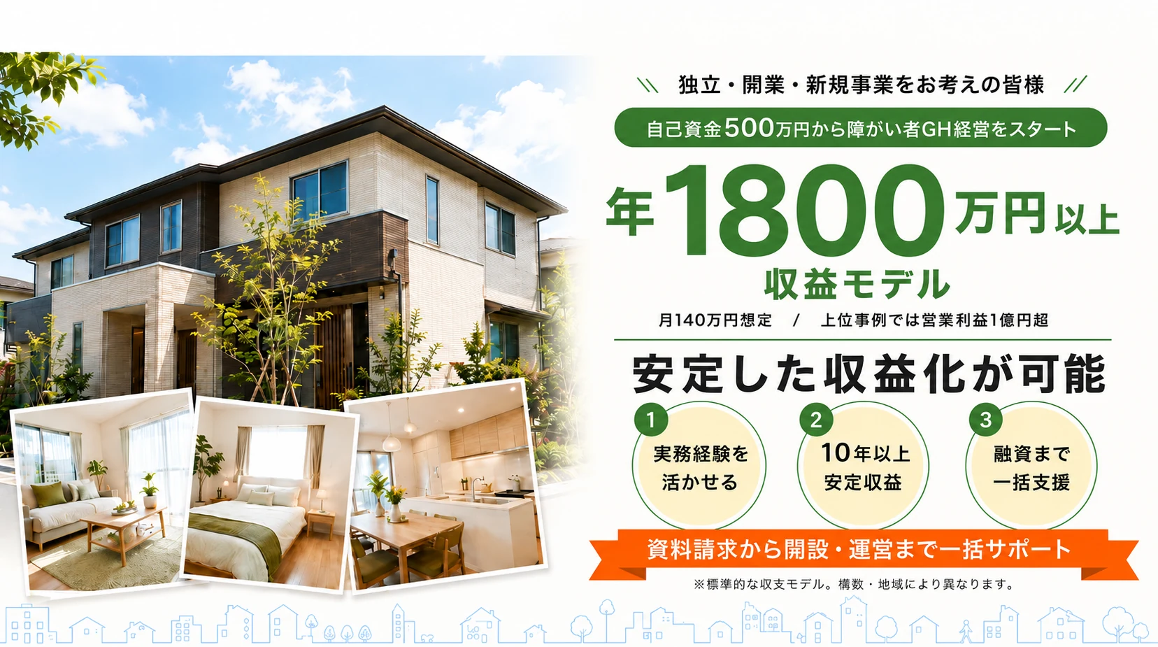 年1800万円以上の収益モデル